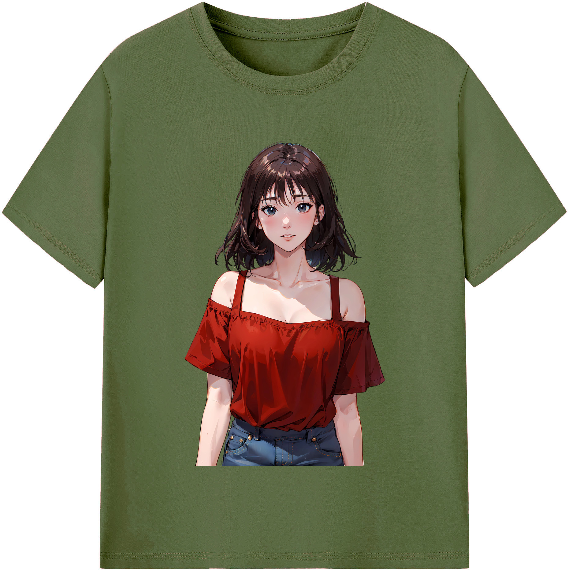 SLAM DUNK／スラムダンク 綿100％半袖Tシャツ（フロントプリント）